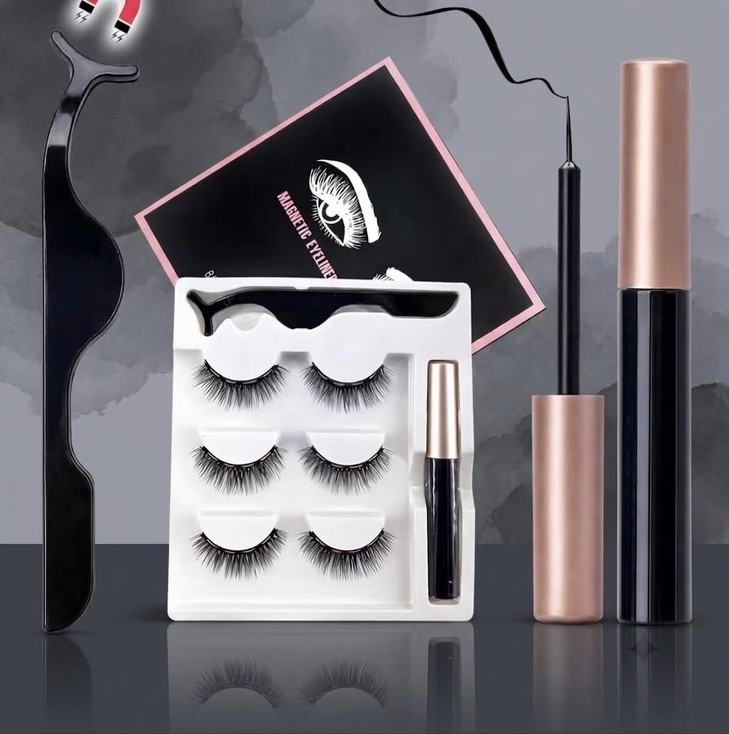 Magnetic Eyelashes (with Eyeliner)