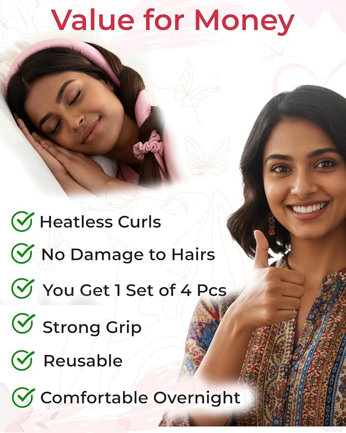 the heatless silk curling ribbon kit