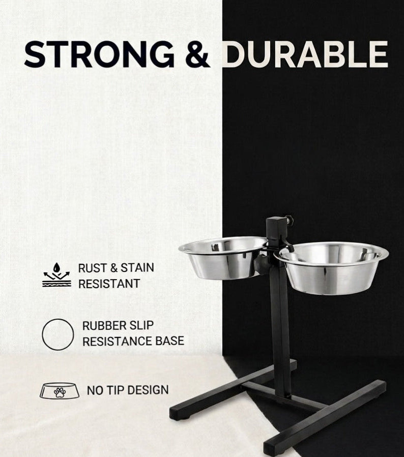 Pets Empire Adjustable Double Diner