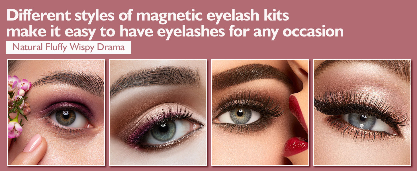 Magnetic Eyelashes (with Eyeliner)