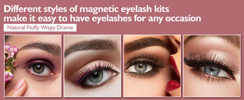 Magnetic Eyelashes (with Eyeliner)