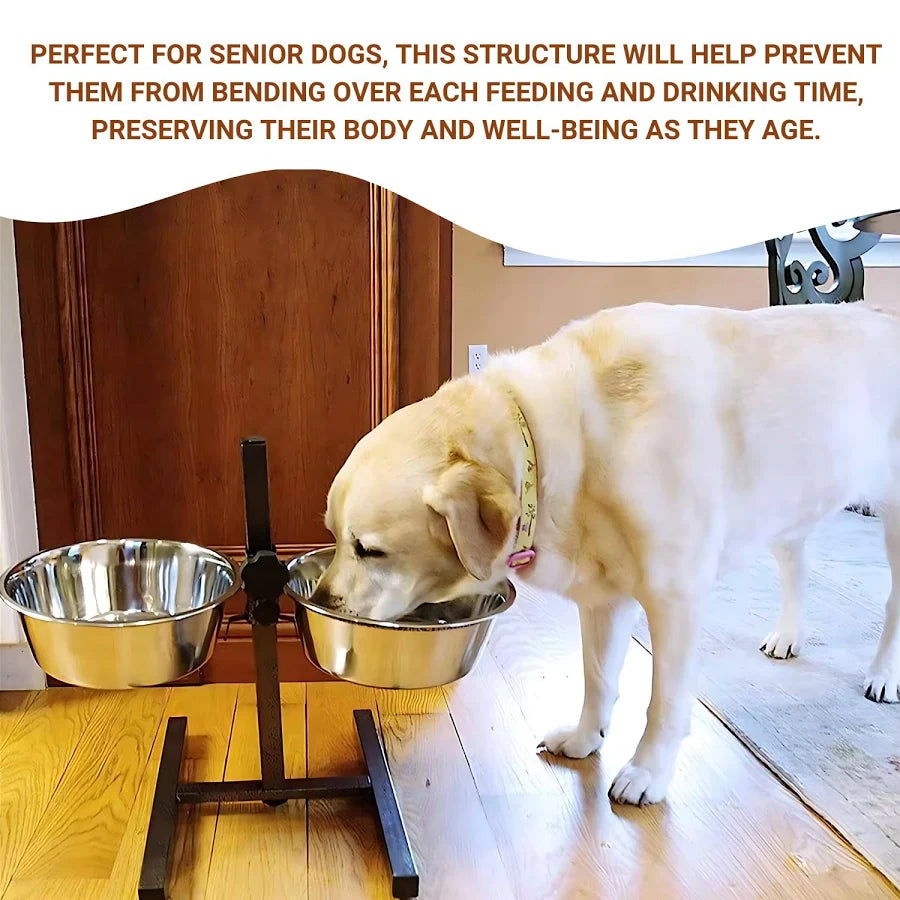 Pets Empire Adjustable Double Diner